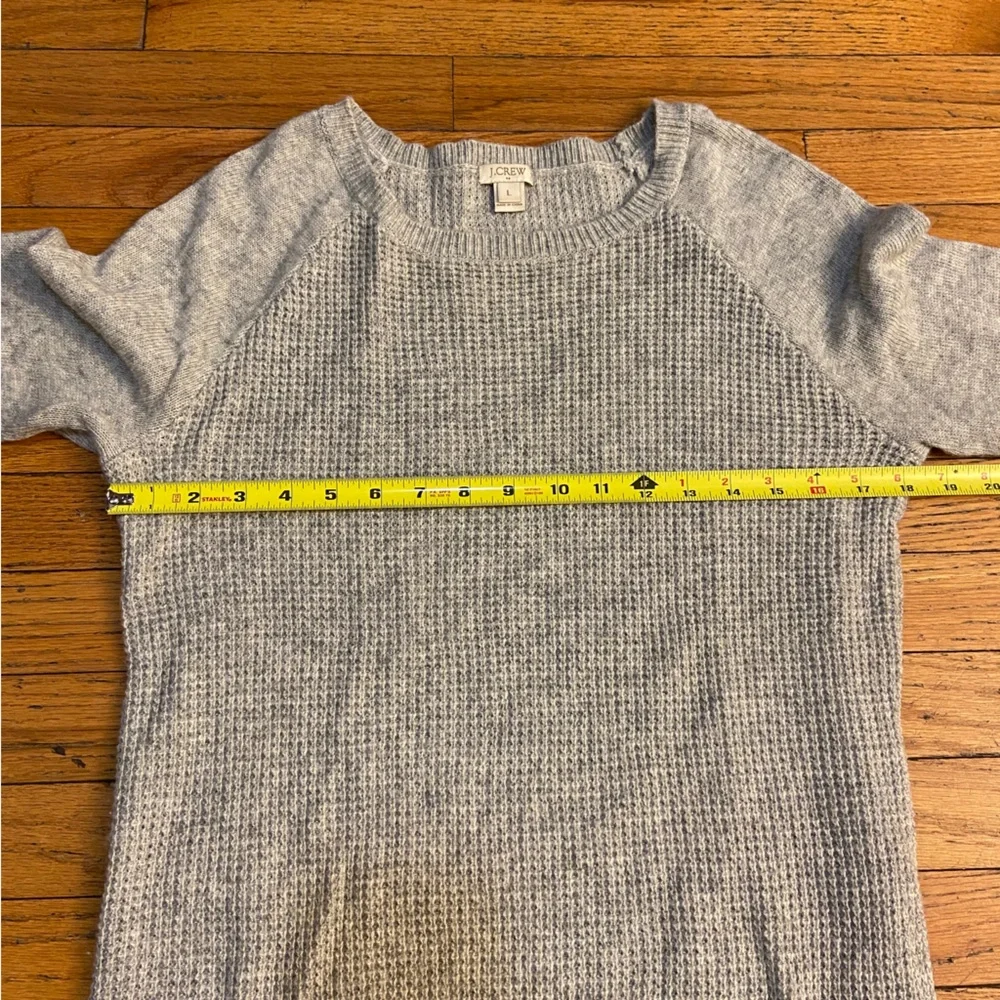 J. Crew Wool-blend Waffle sweater